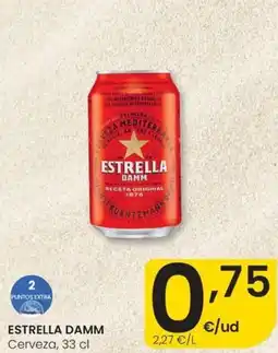 Eroski ESTRELLA DAMM Cerveza oferta