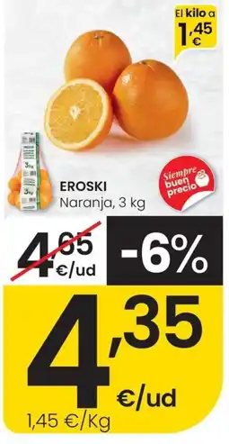 Eroski EROSKI Naranja oferta
