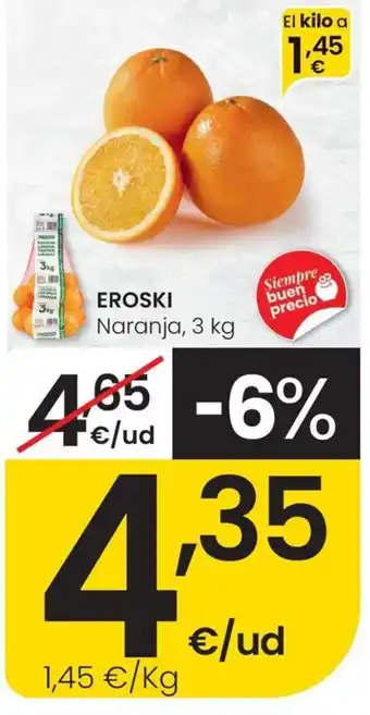 Eroski EROSKI Naranja oferta