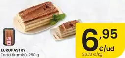 Eroski EUROPASTRY Tarta tiramisú oferta