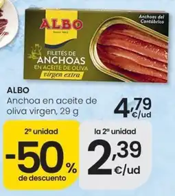 Eroski ALBO Anchoa en aceite de oliva virgen oferta