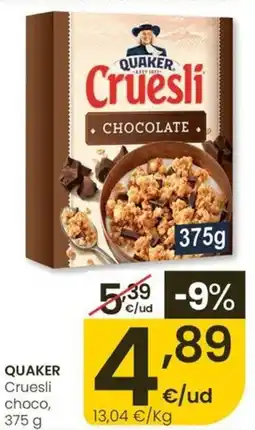 Eroski QUAKER Cruesli choco oferta