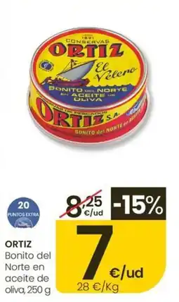 Eroski ORTIZ Bonito del Norte en aceite de oliva oferta