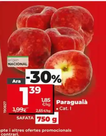 Dia Paraguaià oferta