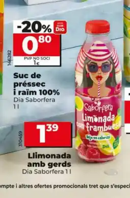 Dia DIA SABORFERA Llimonada amb gerds oferta