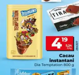 Dia DIA TEMPTATION Cacau instantani oferta