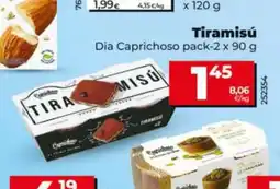Dia DIA CAPRICHOSO Tiramisú oferta