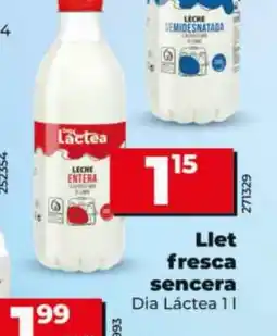 Dia DIA LÁCTEA Llet fresca sencera oferta