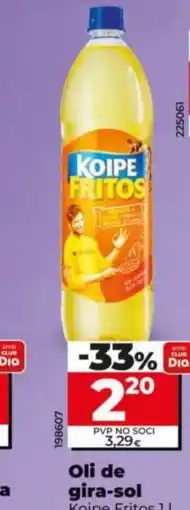 Dia KOIPESOL Oli de gira-sol oferta