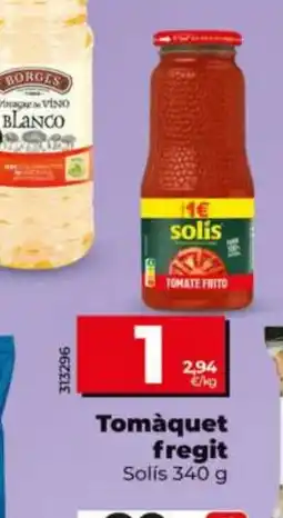 Dia SOLIS Tomàquet fregit oferta