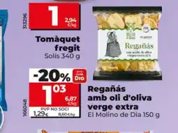 Dia EL MOLINO DE DIA Regañás amb oli d'oliva verge extra oferta