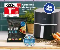 Dia DIA AL PUNTO Canelons de tonyina oferta