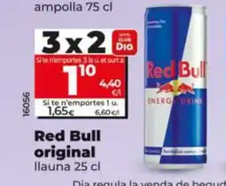 Dia RED BULL original oferta