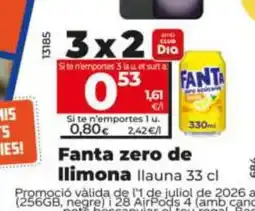 Dia FANTA zero de Ilimona llauna oferta