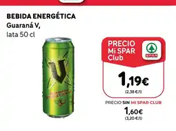 SPAR Gran Canaria GUARANÁ V Bebida energética oferta
