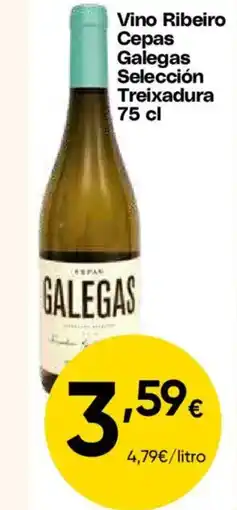 FROIZ CEPAS GALEGAS Vino Ribeiro Selección Treixadura oferta