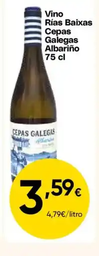FROIZ CEPAS GALEGAS Vino Rías Baixas Albariño oferta