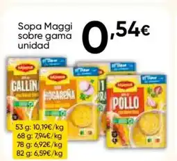 FROIZ MAGGI Sopa sobre gama oferta