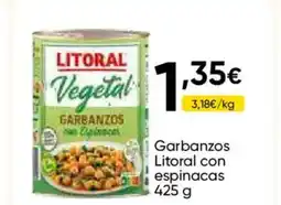 FROIZ LITORAL Garbanzos con espinacas oferta