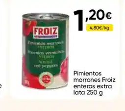 FROIZ FROIZ Pimientos morrones enteros extra oferta