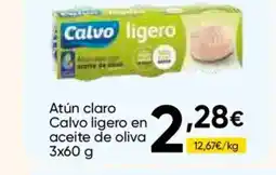 FROIZ CALVO Atún claro ligero en aceite de oliva oferta