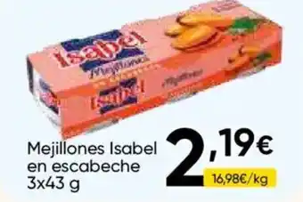 FROIZ ISABEL Mejillones en escabeche oferta