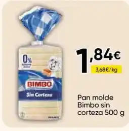 FROIZ BIMBO Pan molde sin corteza oferta