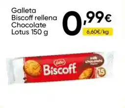 FROIZ LOTUS BISCOFF Galleta rellena Chocolate oferta