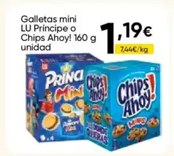 FROIZ LU Galletas mini Galletas mini Príncipe o Chips Ahoy! oferta