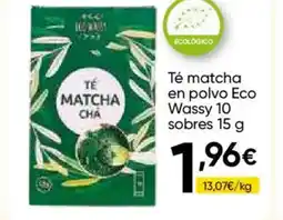 FROIZ Té matcha en polvo Eco Wassy 10 sobres oferta