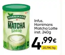 FROIZ HORNIMANS Infus. Matcha Latte inst oferta