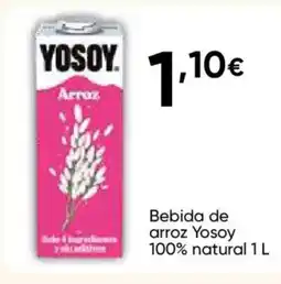 FROIZ YOSOY Bebida de arroz 100% natural oferta