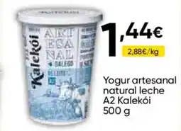 FROIZ Yogur artesanal natural leche A2 Kalekói oferta