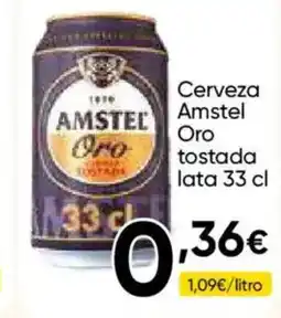 FROIZ AMSTEL ORO Cerveza tostada lata oferta