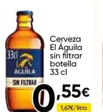 FROIZ EL ÁGUILA Cerveza sin filtrar oferta