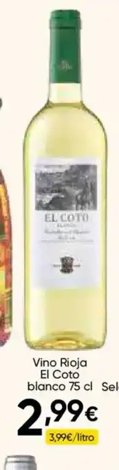 FROIZ EL COTO Vino Rioja blanco oferta
