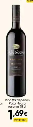 FROIZ PATA NEGRA Vino Valdepeñas reserva oferta
