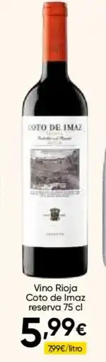 FROIZ COTO DE IMAZ Vino Rioja reserva oferta
