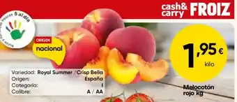 FROIZ Melocotón rojo oferta