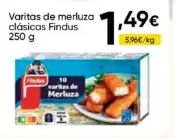 FROIZ FINDUS Varitas de merluza clásicas oferta