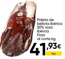 FROIZ FROIZ Paleta de bellota ibérica 50% raza ibérica oferta