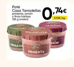 FROIZ CASA TARRADELLA Paté oferta