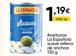 FROIZ LA ESPAÑOLA Aceitunas suave rellena de anchoa oferta