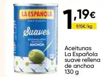 FROIZ LA ESPAÑOLA Aceitunas suave rellena de anchoa oferta