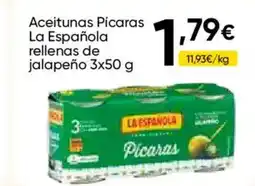 FROIZ LA ESPAÑOLA Aceitunas Pícaras rellenas de jalapeño oferta