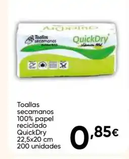 FROIZ Toallas secamanos 100% papel reciclado QuickDry oferta