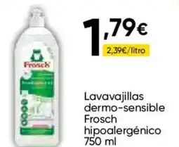 FROIZ FROSCH Lavavajillas dermo-sensible hipoalergénico oferta