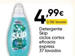 FROIZ SKIP Detergente ciclos cortos eficacia express 37 lavados oferta
