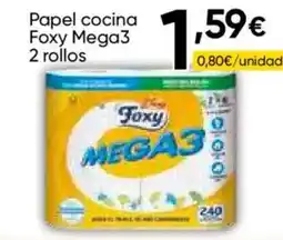 FROIZ FOXY MEGA3 Papel cocina 2 rollos oferta
