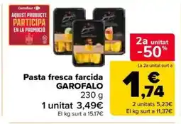 Carrefour Market GAROFALO Pasta fresca farcida oferta